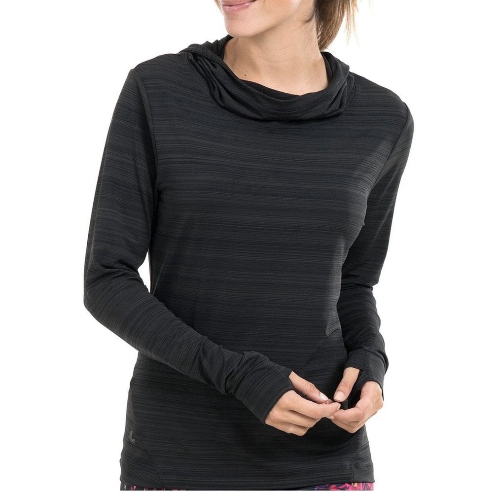 Lole Lightweight Hunter Pullover Hoodie Women's‎ Medium Black Athletic